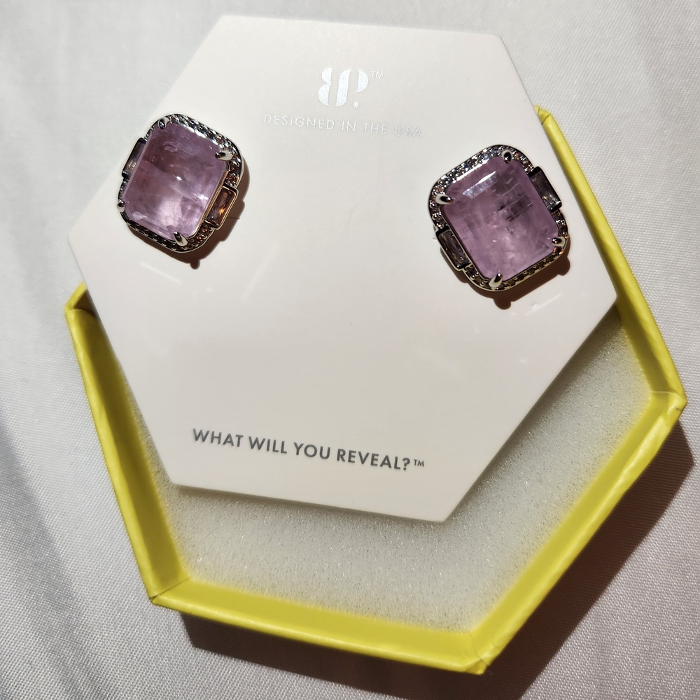 Bomb Party Elegant Purple Earrings